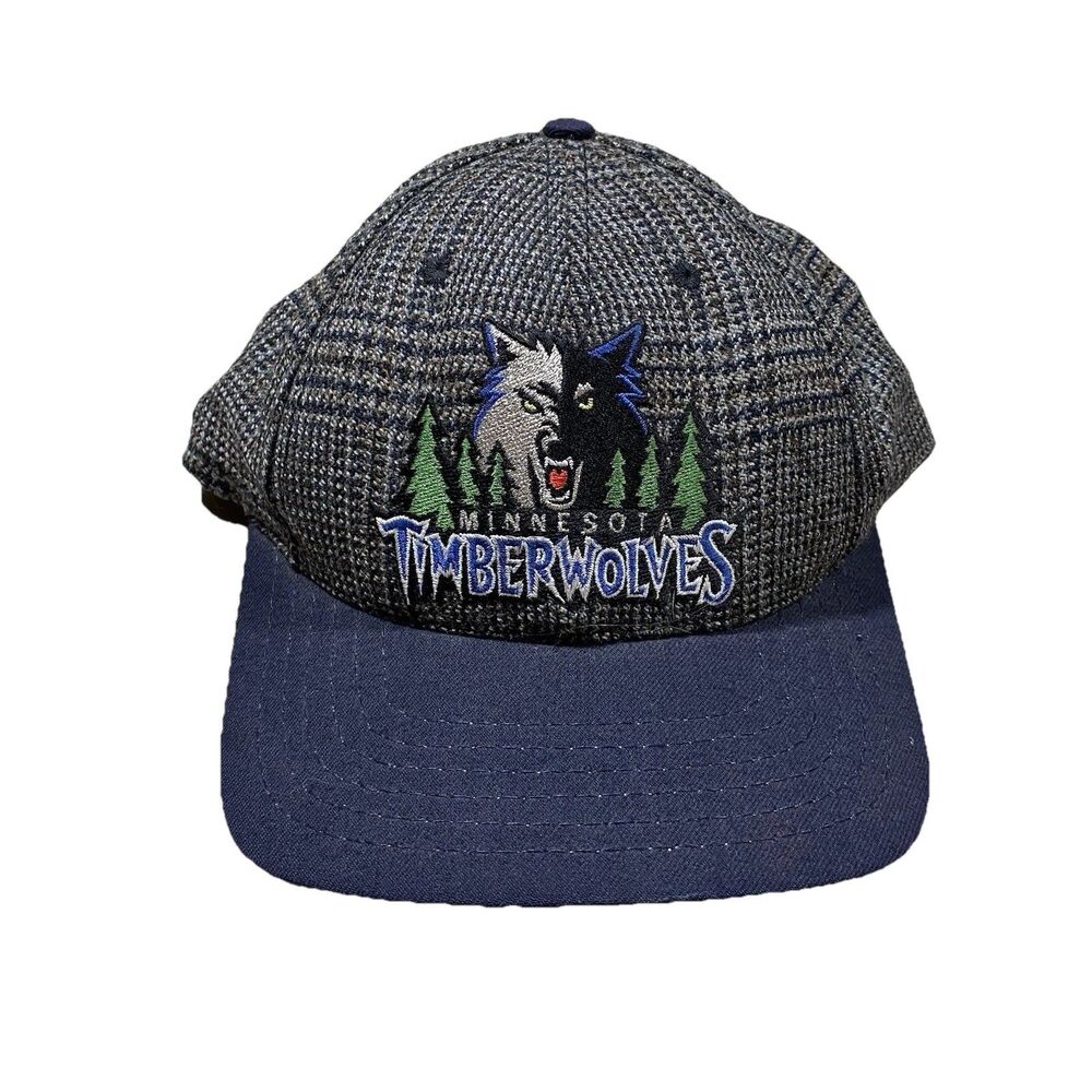 Vintage Minnesota Timberwolves American Needle NBA Snapback Hat Made in USA